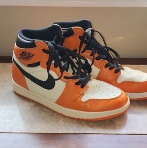 Mens 10 Air Jordan 1 Retro High Reverse Shattered Backboard